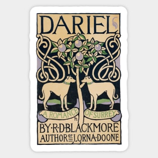 Book promotion poster, Dariel Sticker